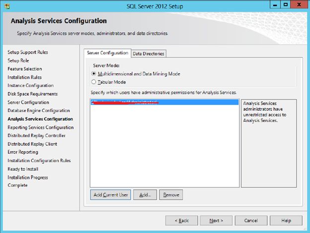 Analysis Services administrators